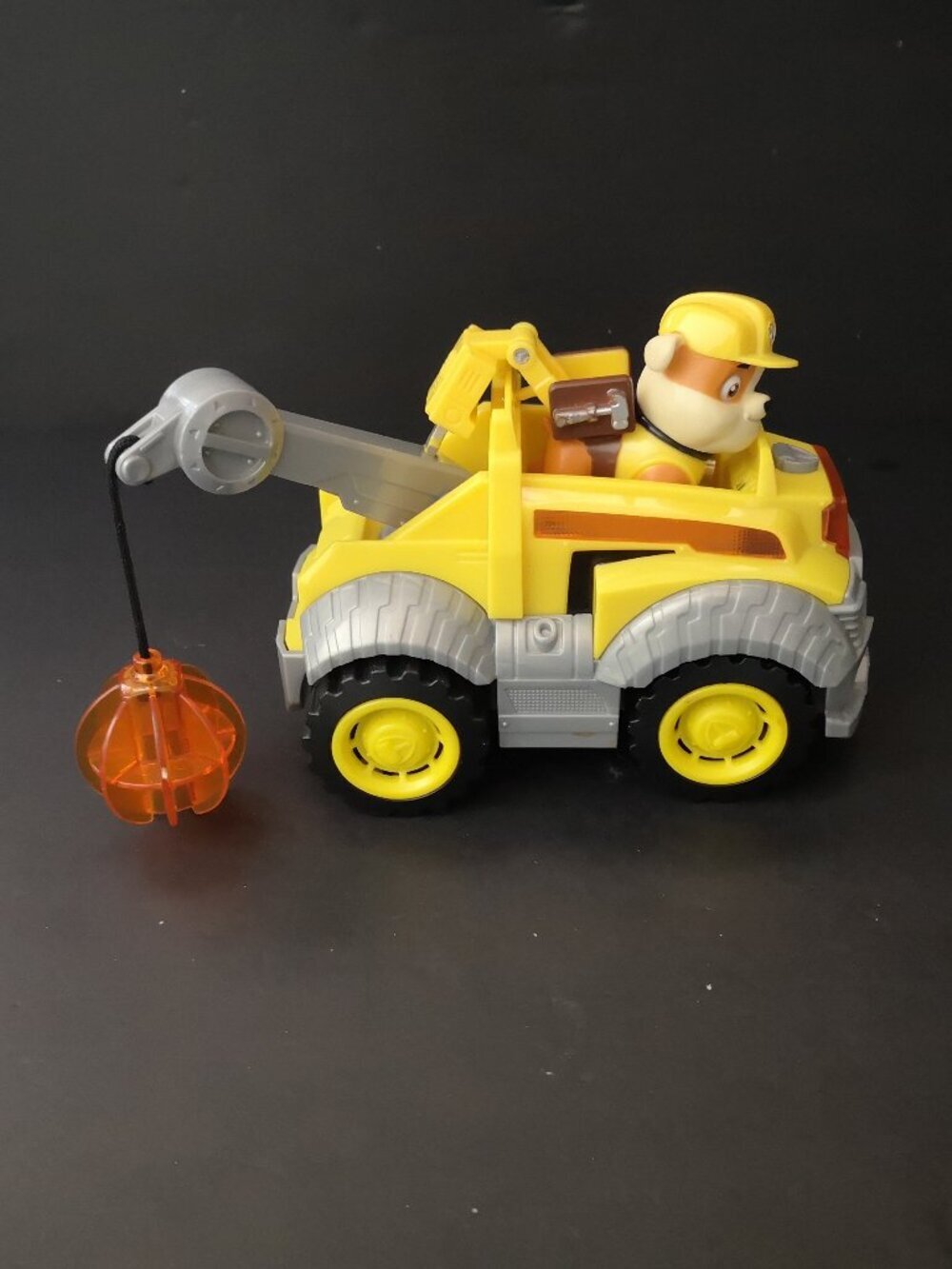 Paw Patrol Mighty Pup Super PAWs Rubble Vehicle + Rubble Figure Lights & Sound